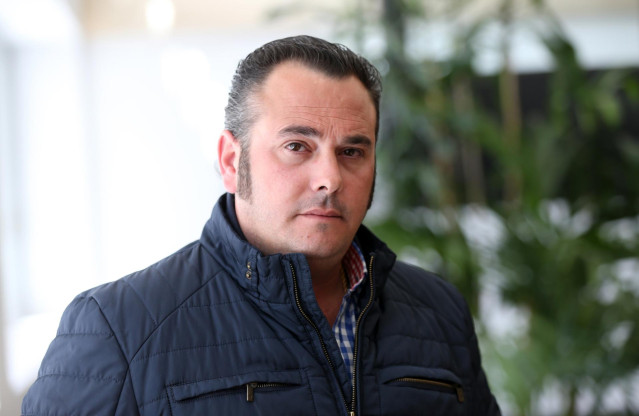Archivo - El presidente de la Plataforma Nacional en Defensa del Transporte, Manuel Hernández,