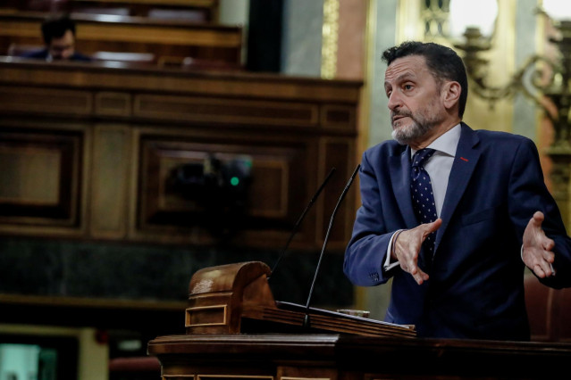 El portavoz parlamentario de Ciudadanos en el Congreso, Edmundo Bal, interviene durante una sesión plenaria en el Congreso de los Diputados, a 3 de noviembre de 2022, en Madrid (España).