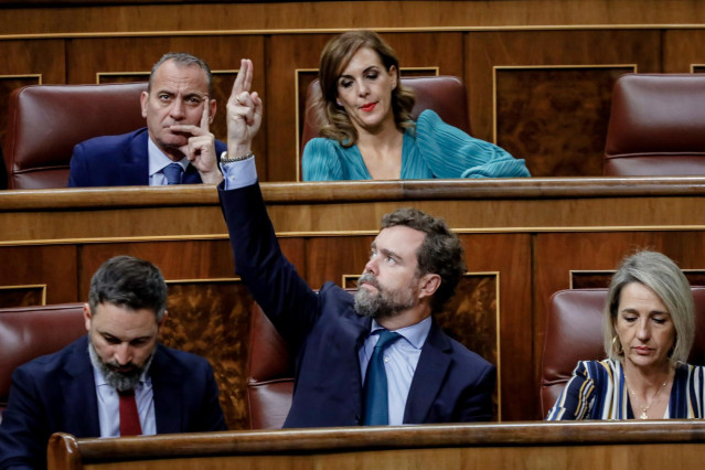 El portavoz parlamentario de Vox en el Congreso, Iván Espinosa de los Monteros