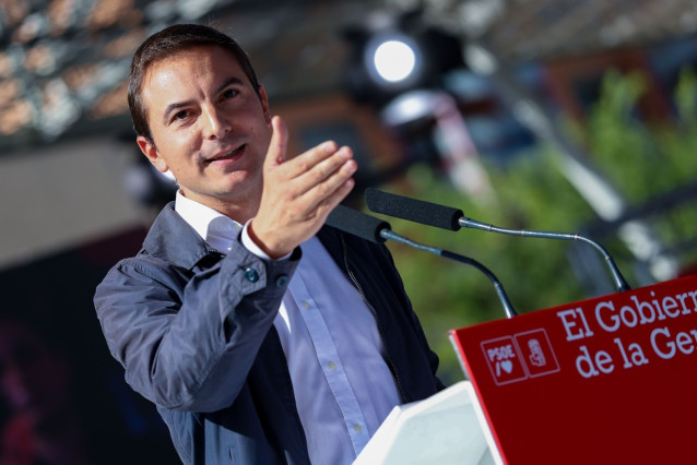 Archivo - El secretario general del PSOE madrileño, Juan Lobato, reclama 