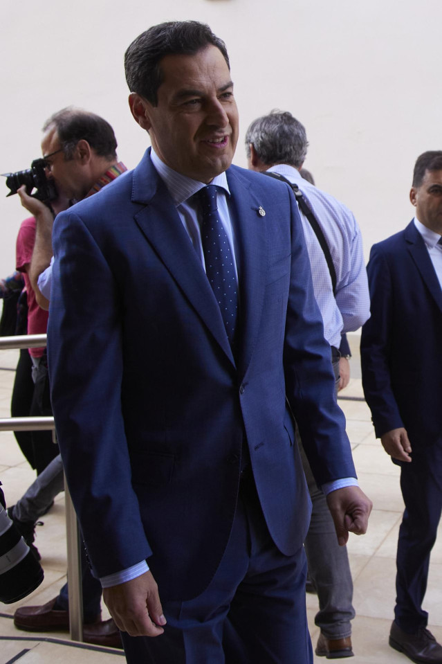 El presidente de la Junta de Andalucía, Juanma Moreno, en una fotografía de archivo