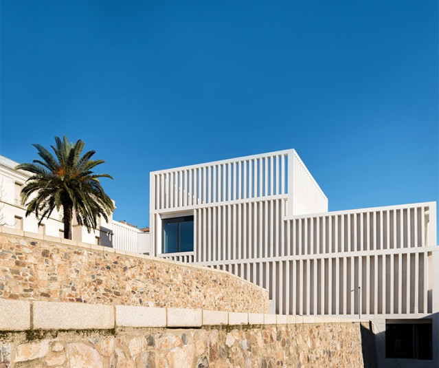 Museo de Arte Contemporáneo Helga de Alvear, Cáceres, diseñado por Emilio Tuñón.
