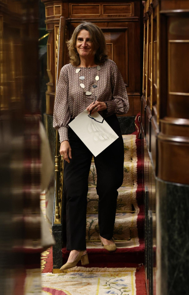 La vicepresidenta tercera y ministra para la Transición Ecológica y el Reto Democrático, Teresa Ribera