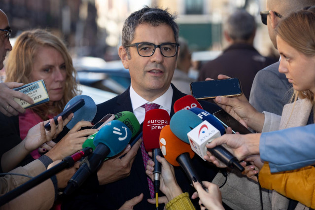 El ministro de la Presidencia, Relaciones con las Cortes y Memoria Democrática, Félix Bolaños.