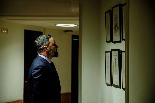 El presidente de Vox, Santiago Abascal