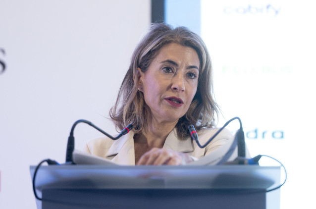 La ministra de Transportes, Movilidad y Agenda Urbana, Raquel Sánchez