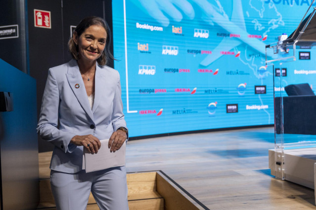 La ministra de Industria, Comercio y Turismo, Reyes Maroto.
