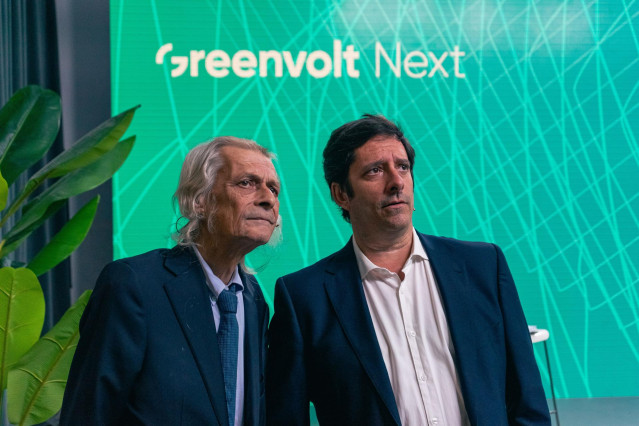 Joao Manso Neto, CEO del grupo GreenVolt, y Remigio Abad, CEO de Greenvolt Next España