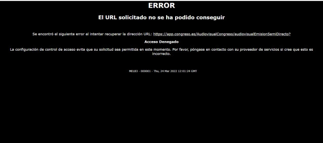Archivo - Ciberataque a la web del Congreso
