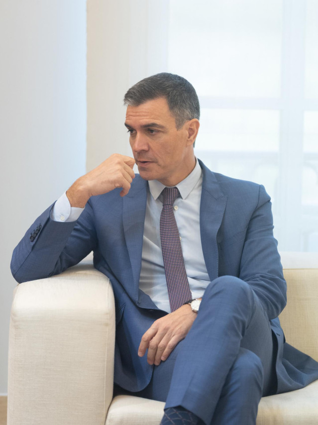 El presidente del Gobierno, Pedro Sánchez
