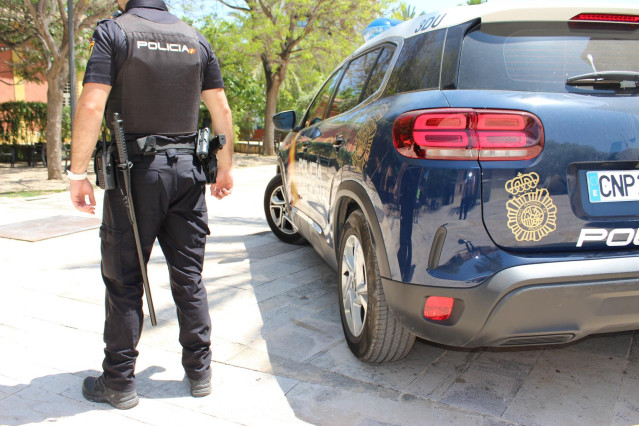 Imagen de archivo de un agente de la Policía Nacional