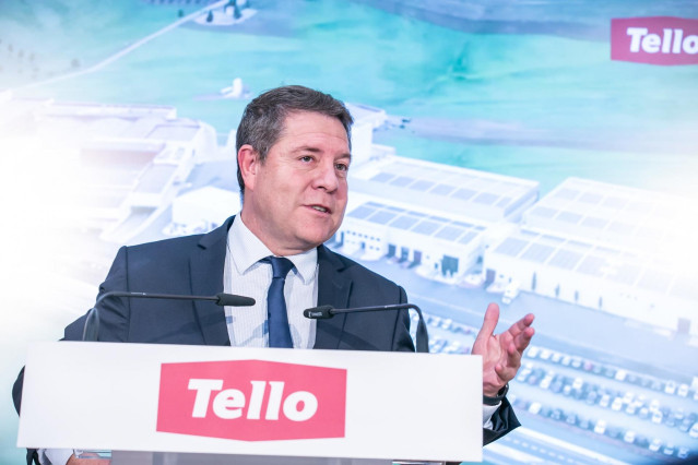 El presidente de C-LM, Emiliano García-Page, en Totanés
