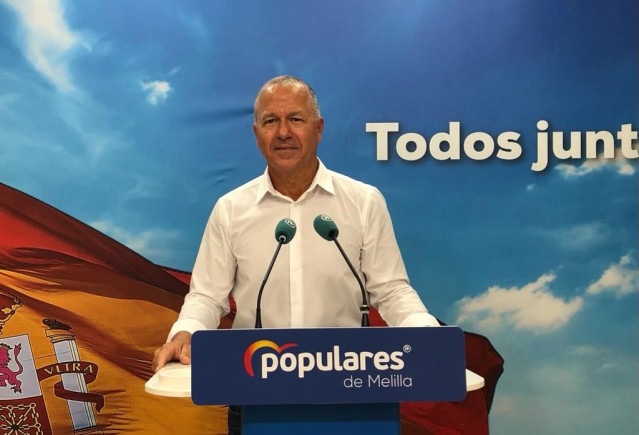Archivo - El secretario general del PP de Melilla, Miguel Marín, en una imagen de archivo