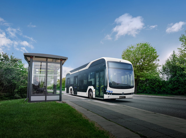 Autobús de piso bajo del grupo BYD