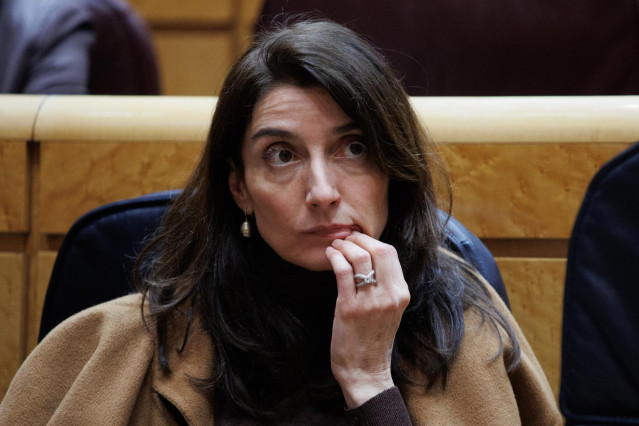 La ministra de Justicia, Pilar Llop, durante una sesión de control al Gobierno en el Senado, a 22 de noviembre de 2022, en Madrid (España).