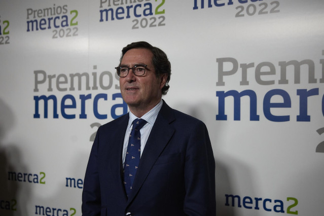 El presidente de la CEOE, Antonio Garamendi, en una imagen de archivo.
