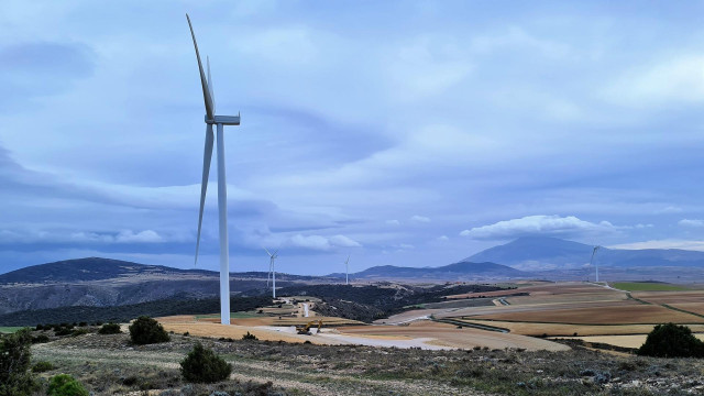 Parque eólico en Soria