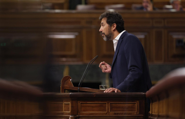 Archivo - El vicepresidente primero de la Comisión, Antonio Gómez-Reino Varela, interviene en la tercera jornada de la 26 edición del Debate sobre el Estado de la Nación, en el Congreso de los Diputados, a 14 de julio de 2022, en Madrid (España).
