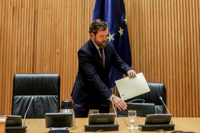 Archivo - El portavoz de Vox en el Congreso, Iván Espinosa de los Monteros