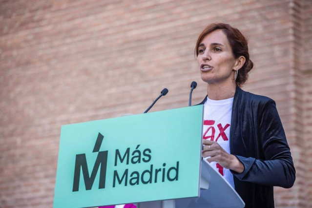 Archivo - La líder de la oposición en la Asamblea de Madrid, Mónica García, en el acto 'A Punto' en Alcalá de Henares