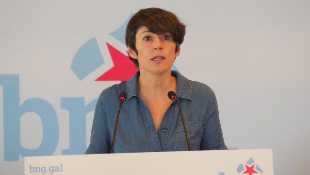 Archivo - La líder del BNG, Ana Pontón, en un Consello Nacional de la formación frenstista