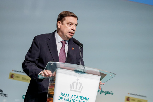 El ministro de Agricultura, Alimentación y Ganadería, Luis Planas