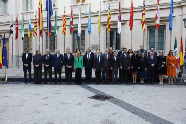 La presidenta del Congreso, Meritxell Batet, y el presidente del Senado, Ander Gil, participan en la inauguración de la XVI Reunión Interparlamentaria España-México.