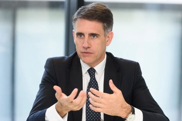 Archivo - Luis Megías, director de BBVA Asset Management Europa.