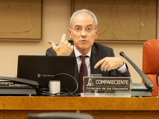 Archivo - Jesús Gascón Catalán, secretario de Estado de Hacienda, comparece en la Comisión de Presupuestos