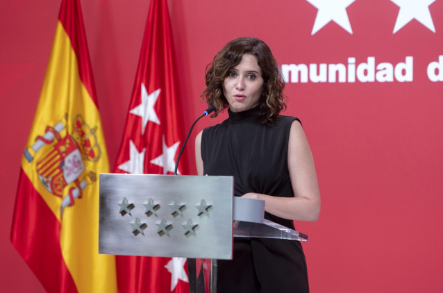 Archivo - La presidenta de la Comunidad de Madrid, Isabel Díaz Ayuso. Archivo.