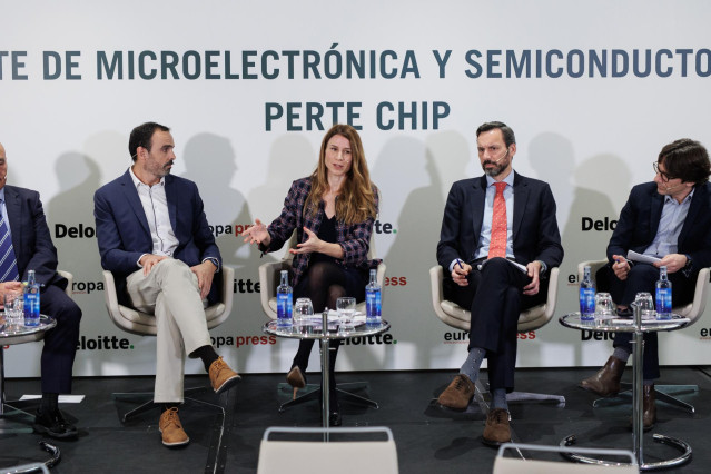 Desayuno informativo de Europa Press con Deloitte, en Hyatt Regency Hesperia, a 30 de noviembre de 2022, en Madrid (España). El encuentro se desarrolla bajo el título, 'PERTE de microelectrónica y semiconductores. PERTE chip'.
