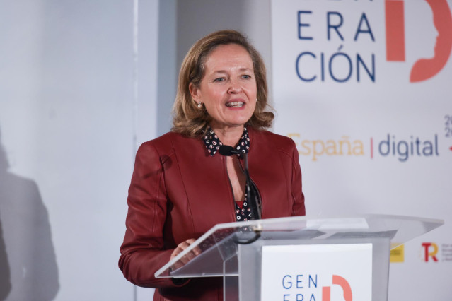 La vicepresidenta primera y ministra de Asuntos Económicos y Transformación Digital, Nadia Calviño.