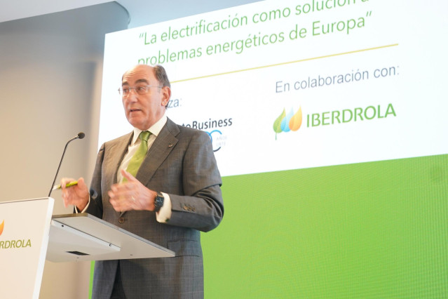 Archivo - El presidente de Iberdrola, Ignacio S.Galán