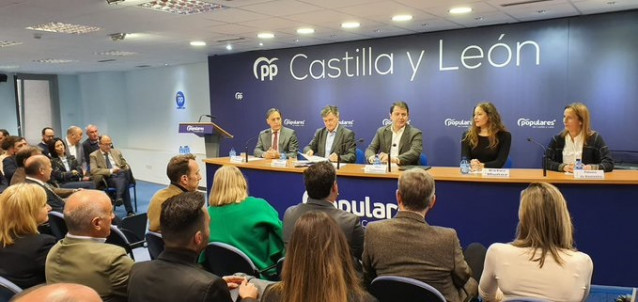 Fernández Mañueco en un momento de su intervención en el Comité Ejecutivo Autonómico del PP