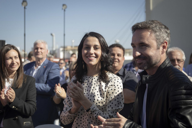 La presidenta de Cs, Inés Arrimadas, en la presentación de candidaturas andaluzas a las municipales de 2023.