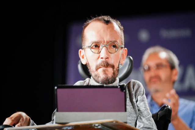 El portavoz de Unidas Podemos en el Congreso, Pablo Echenique, participa en un acto político llamado ‘La fuerza que transforma’, a 3 de diciembre de 2022, en Vitoria-Gasteiz, Álava, País Vasco, (España)