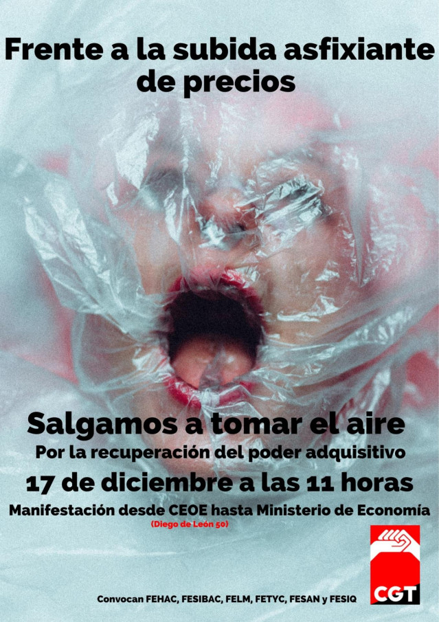 Cartel de la manifestación 