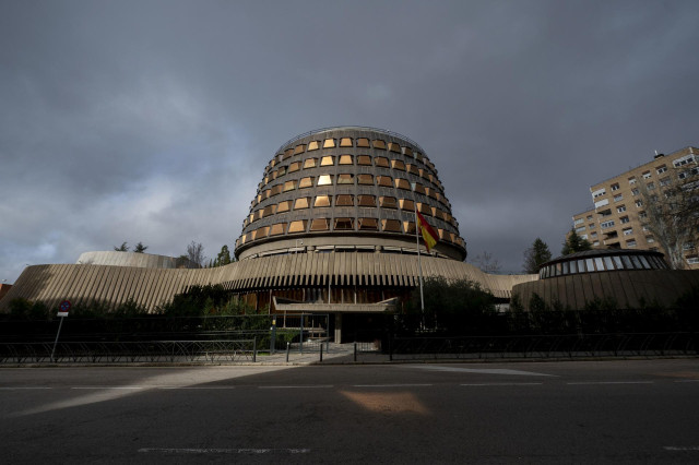 El exterior del Tribunal Constitucional, a 29 de diciembre de 2022, en Madrid (España).