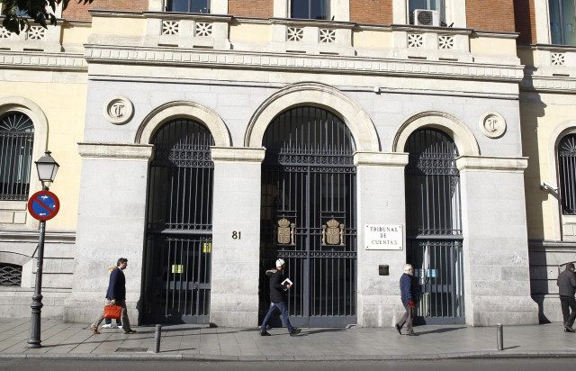 Archivo - Fachada del Tribunal de Cuentas