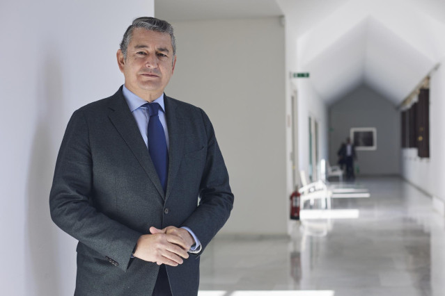 El consejero de Presidencia, Interior, Diálogo Social y Simplificación Administrativa de la Junta de Andalucía, Antonio Sanz