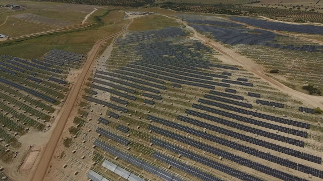 Archivo - Planta fotovoltaica Núñez de Balboa en Extremadura