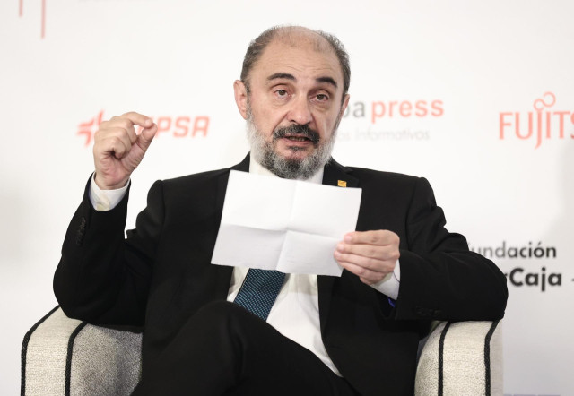 Archivo - El presidente del Gobierno de Aragón, Javier Lambán.