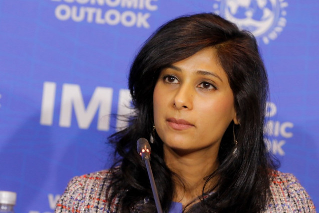 Archivo - Gita Gopinath, subdirectora gerente del FMI