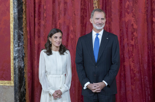 Archivo - El Rey Felipe VI y la Reina Letizia.