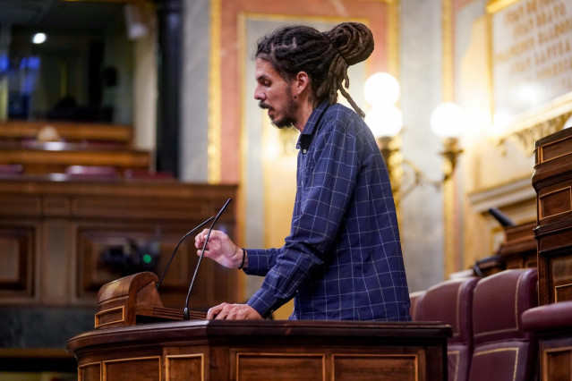 Archivo - El exdiputado de Unidas Podemos en el Congreso Alberto Rodríguez.