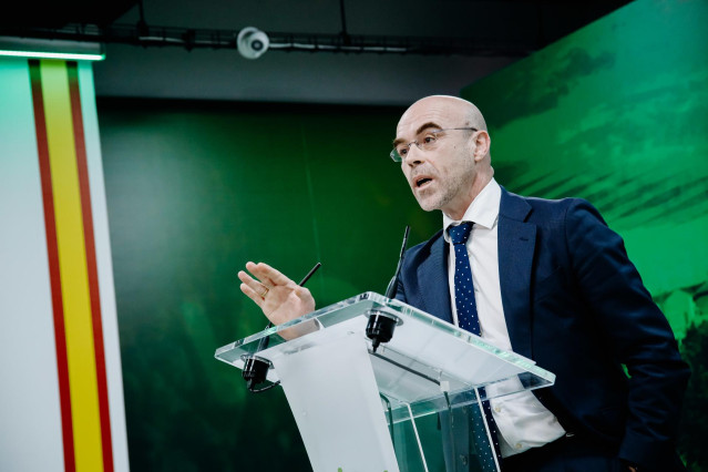 El portavoz del Comité de Acción Política de Vox, Jorge Buxadé