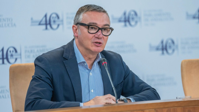 El portavoz de Vox en el Parlamento de Andalucía, Manuel Gavira