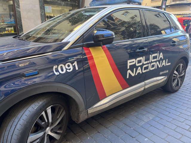 Coche de Policía Nacional.