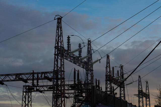 Tendido eléctrico, a 31 de diciembre de 2022, en Barcelona