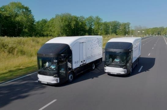 Un camión de Volta Trucks